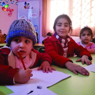20 طفلاً في مشروع رياض المعرفة - الأردن