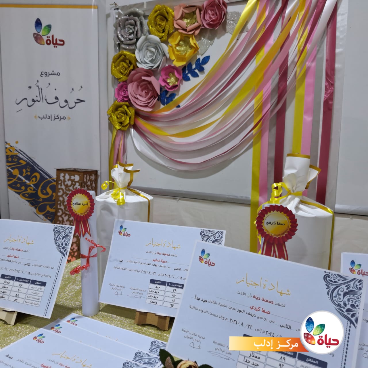 مشروع :حروف النور