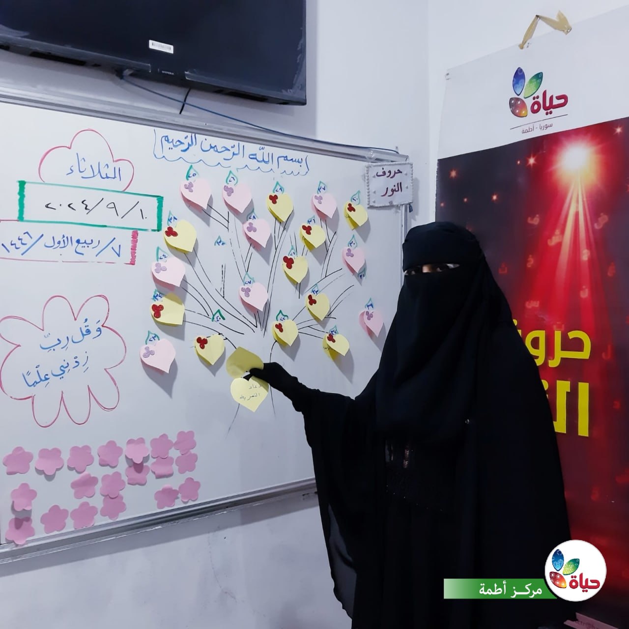 مشروع :حروف النور